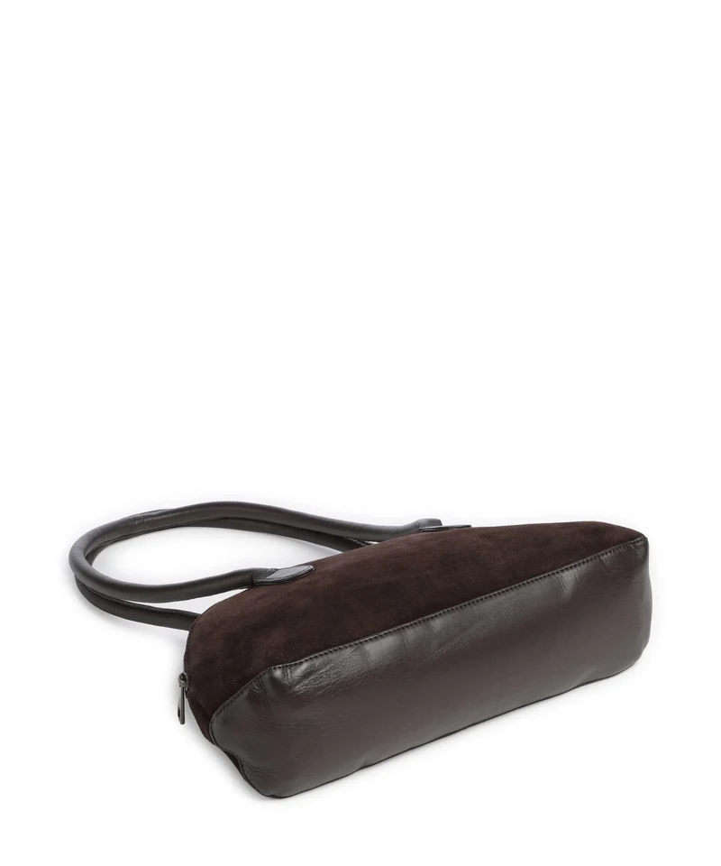 Depeche Bilbao Schultertasche chocolate
