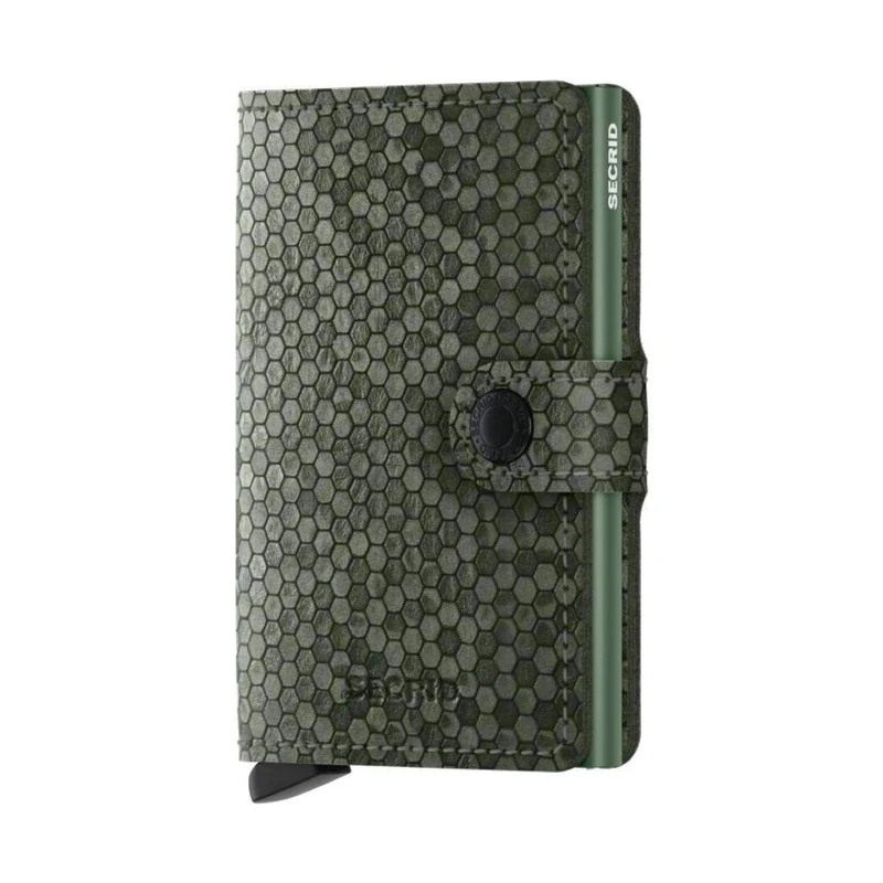 Kreditkartenetui Hexagon Grau