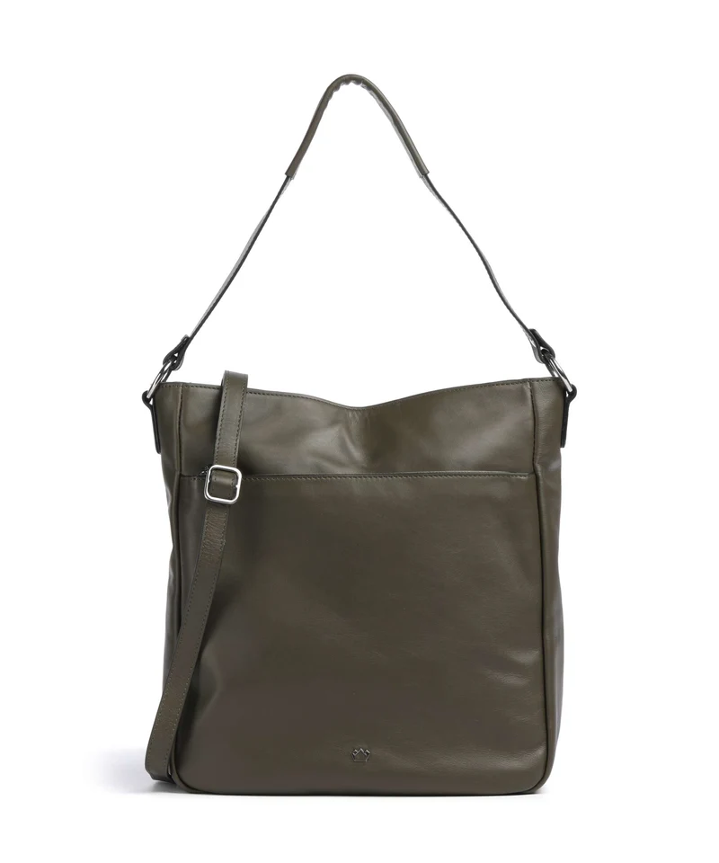Castelijn & Beerens Babette Nappa Beuteltasche dark military