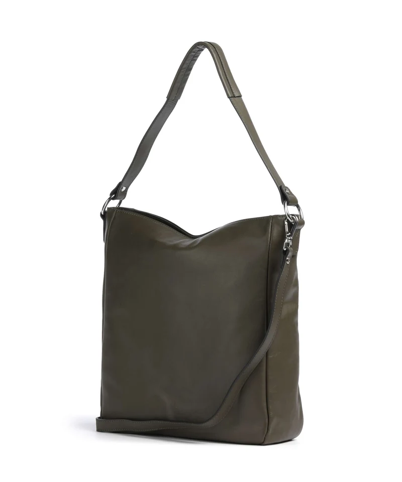 Castelijn & Beerens Babette Nappa Beuteltasche dark military