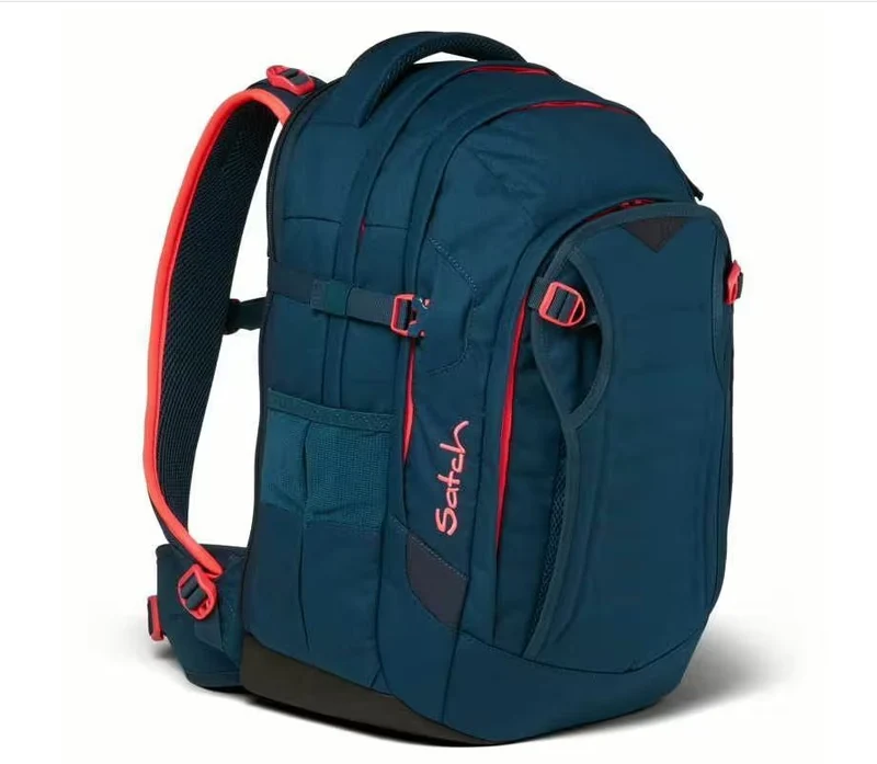 Schulrucksack Match Pink Phantom Petrol