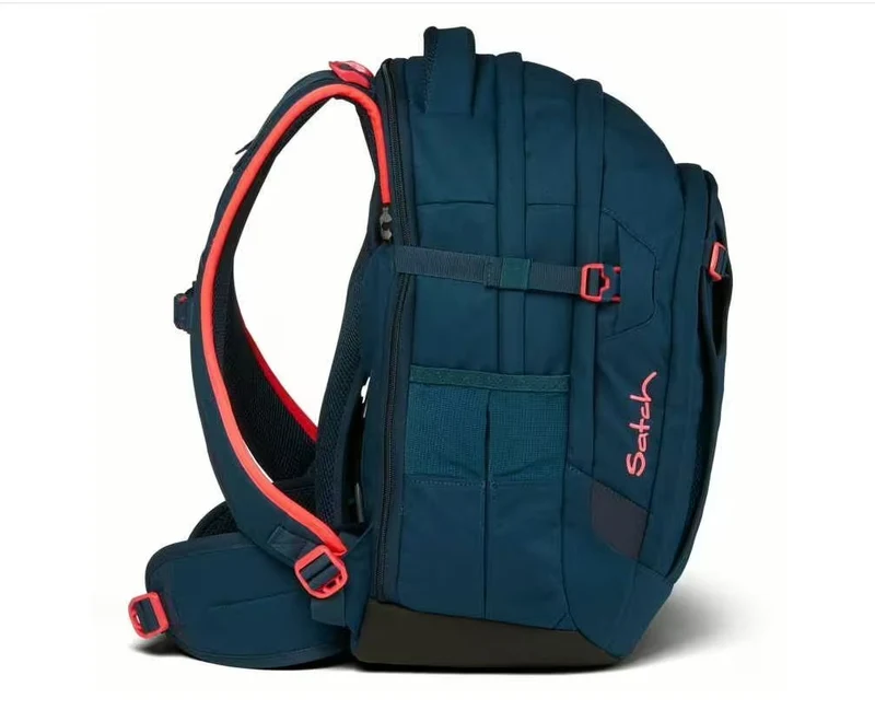Schulrucksack Match Pink Phantom Petrol