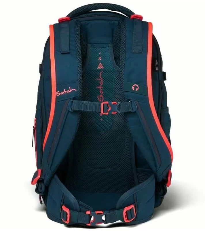Schulrucksack Match Pink Phantom Petrol