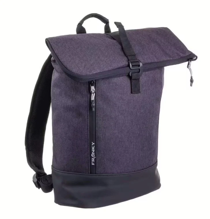 Tagesrucksack Hermine Flanell L Schwarz