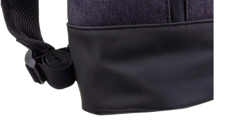 Tagesrucksack Hermine Flanell L Schwarz