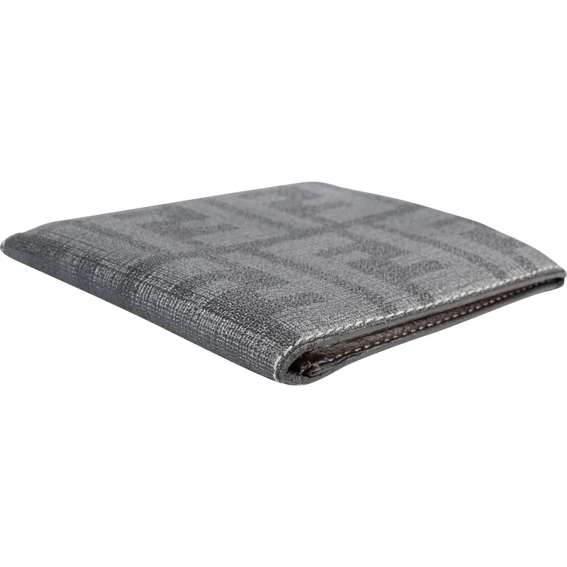 Fendi Monogram FF Canvas Bifold Card Holder Wallet