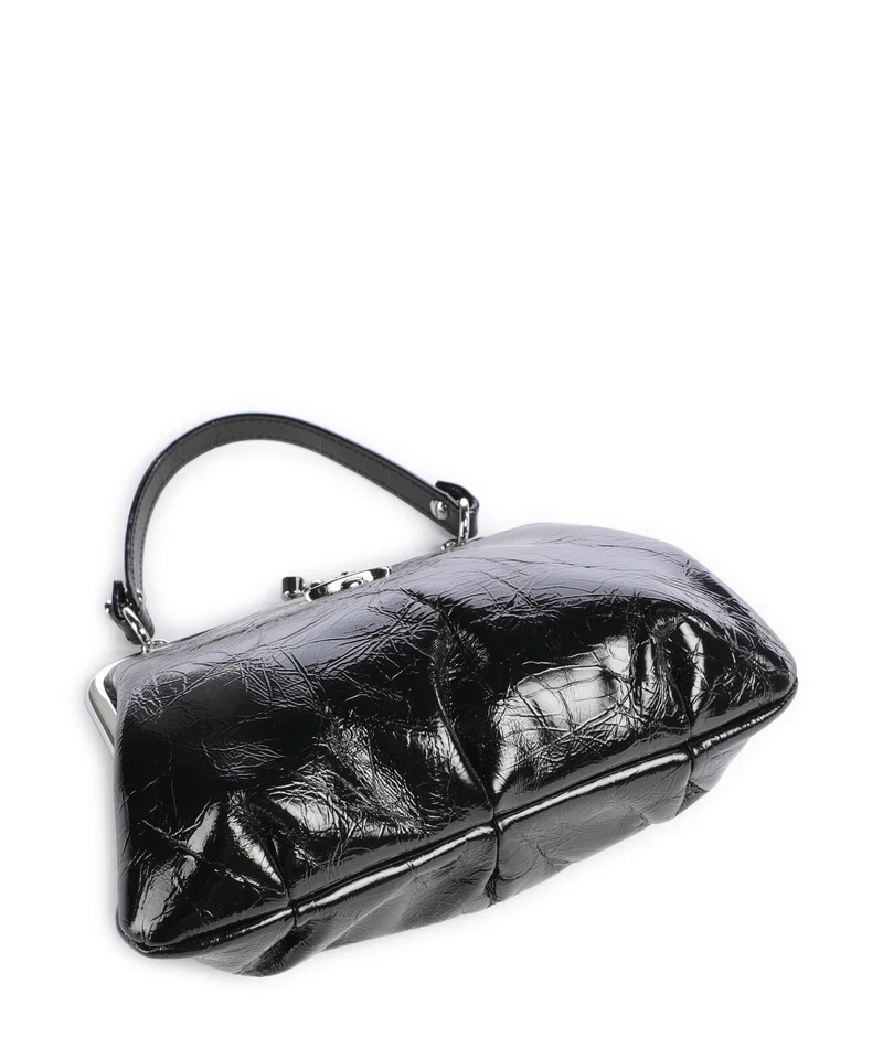 Vivienne Westwood Granny Frame Naplak Handtasche black