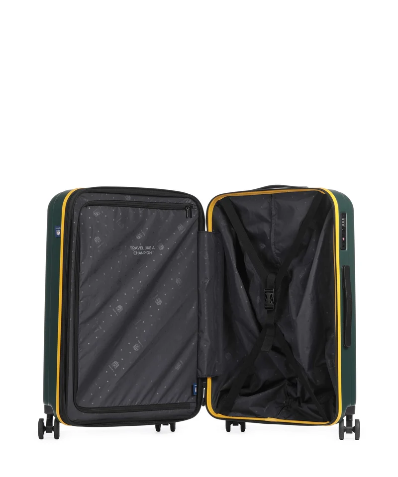 Travelite NFL 4-Rollen Trolley green bay packers