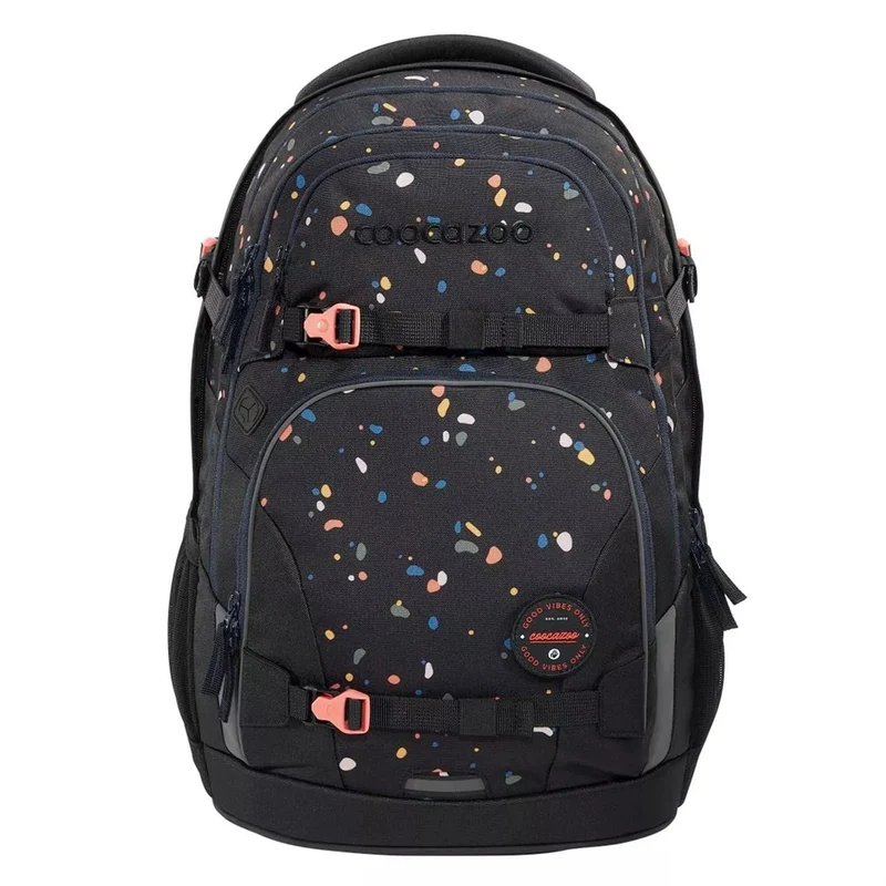 Schulrucksack Porter Sprinkled Candy Schwarz, Rosa