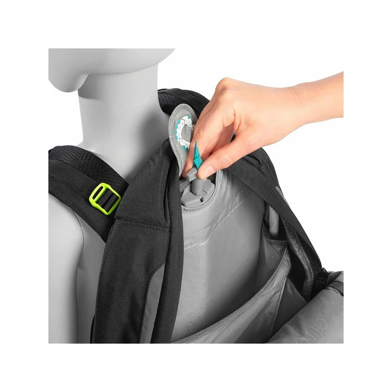 Schulrucksack Lime Flash Schwarz, Grün