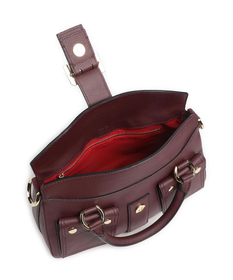 Lancel Multipocket Handtasche cassis