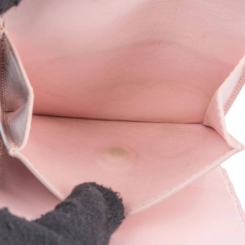 Celine Pink Calfskin Triomphe Wallet