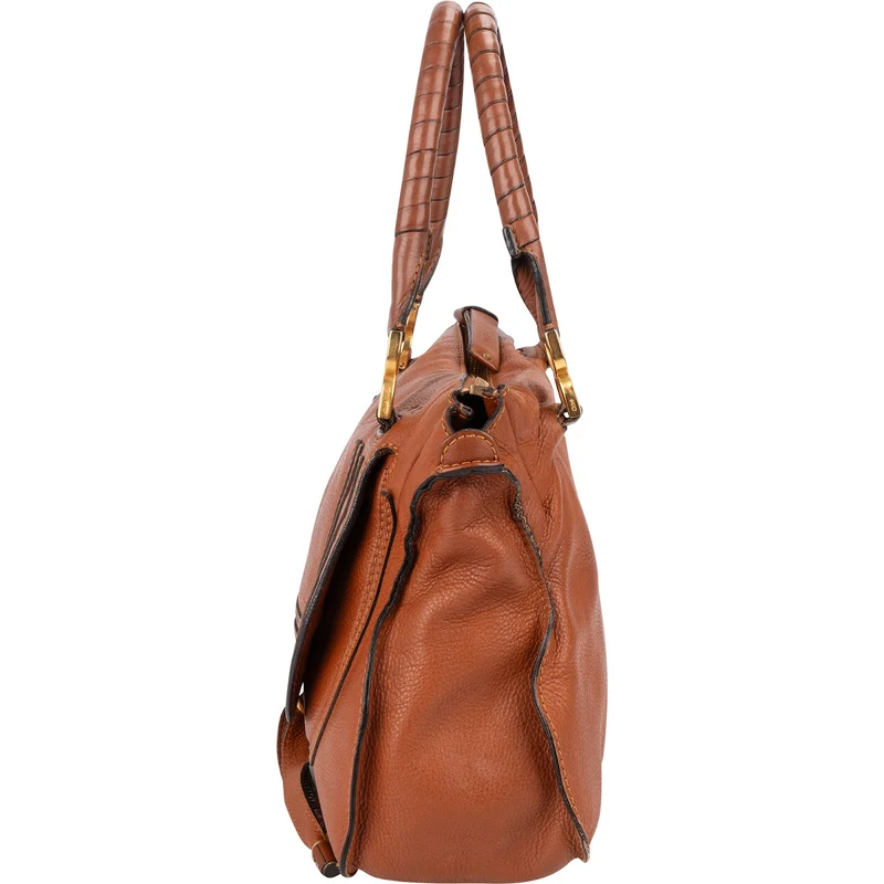 Chloé Grained Leather Marcie Hobo Handbag