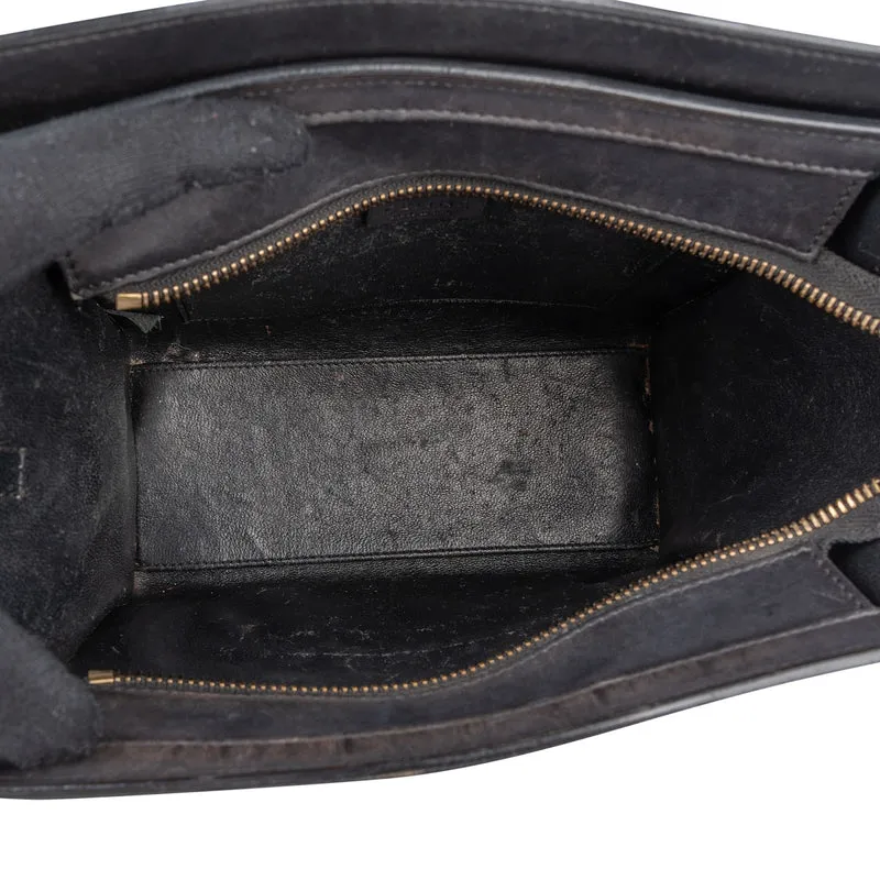 Céline Tricolor Leather Luggage Handbag