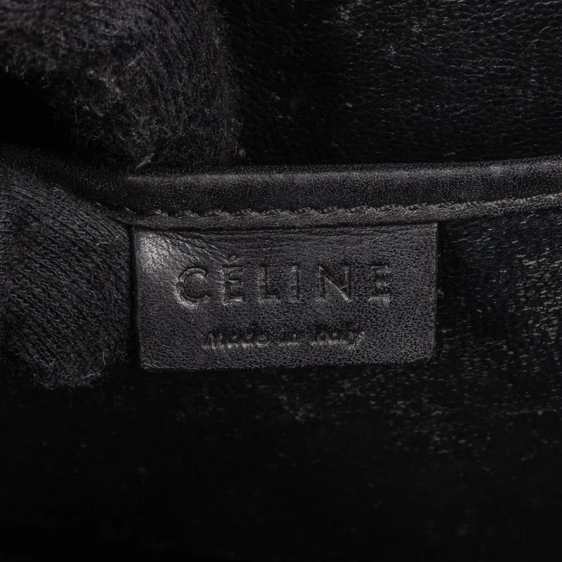 Céline Tricolor Leather Luggage Handbag