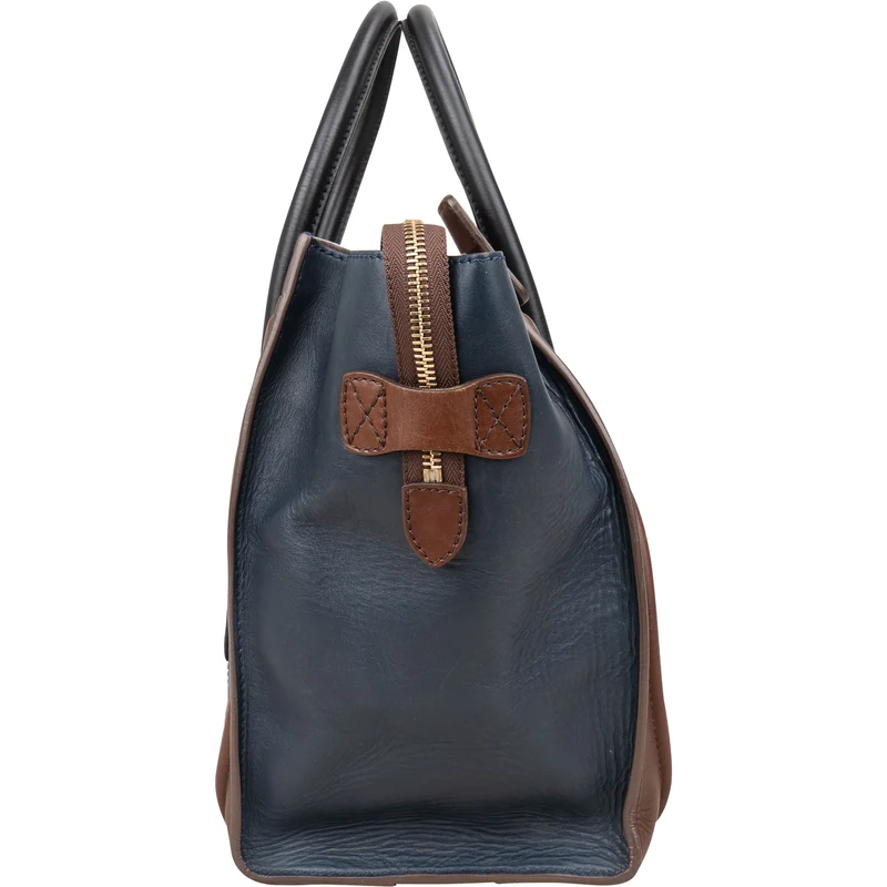 Céline Tricolor Leather Luggage Handbag