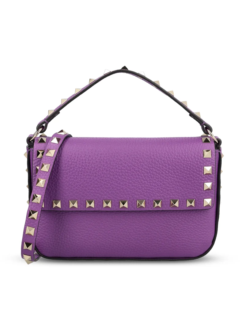 VALENTINO GARAVANI Pouch Rockstud In Vitello