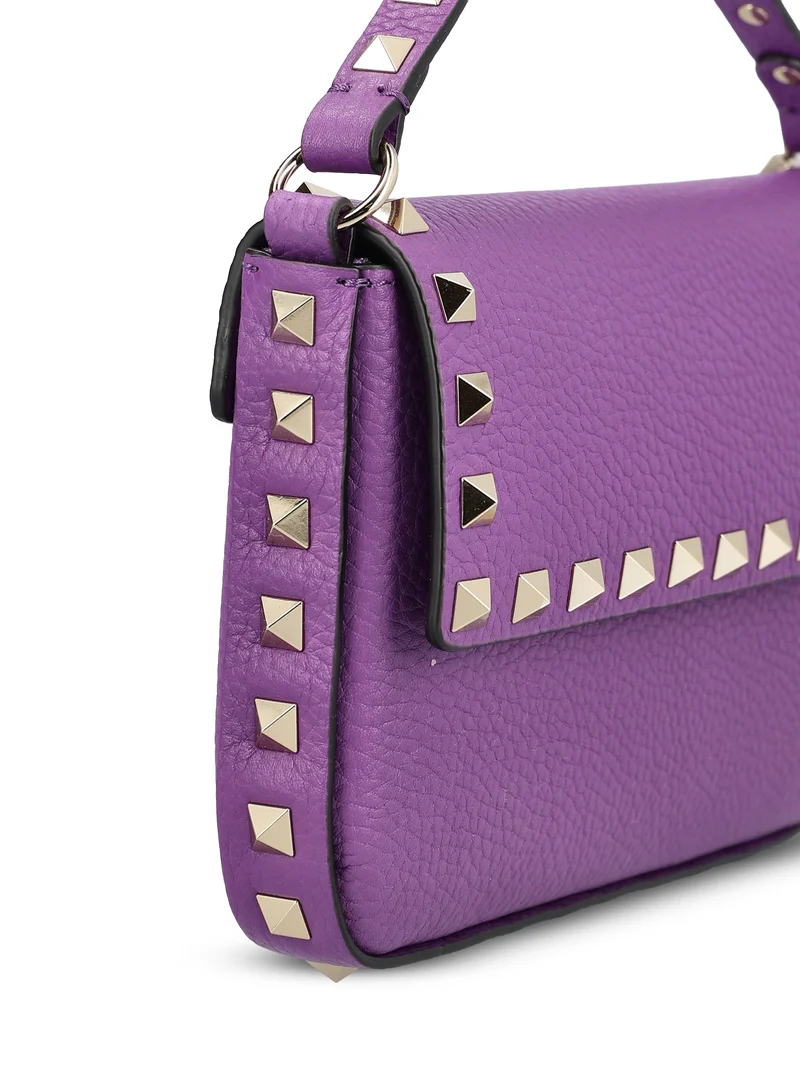 VALENTINO GARAVANI Pouch Rockstud In Vitello