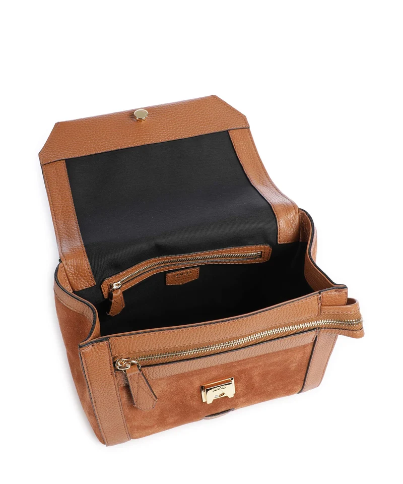 Lancel Ninon M Schultertasche camel