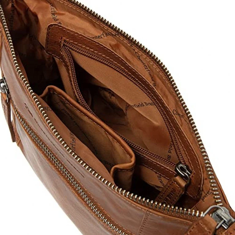 Schultertasche Faro Cognac