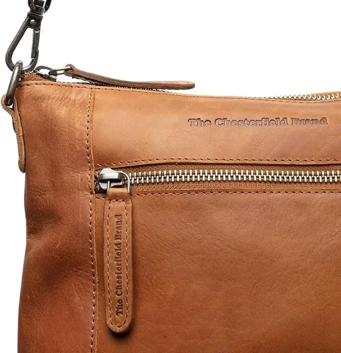 Schultertasche Faro Cognac