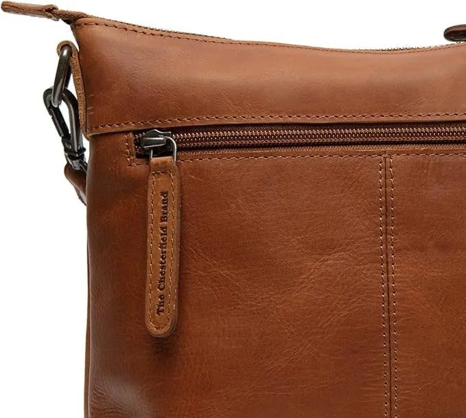 Schultertasche Faro Cognac