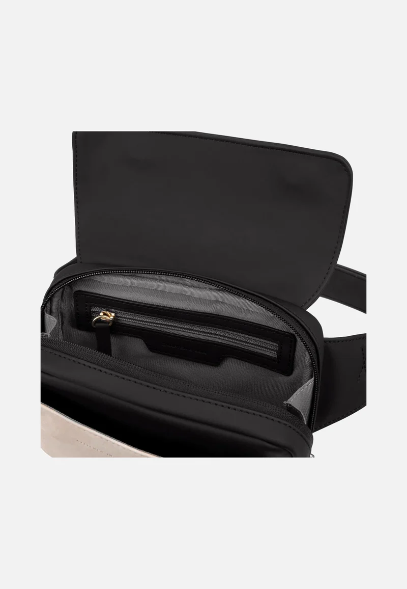 Visby Cream Black - Bauchtasche