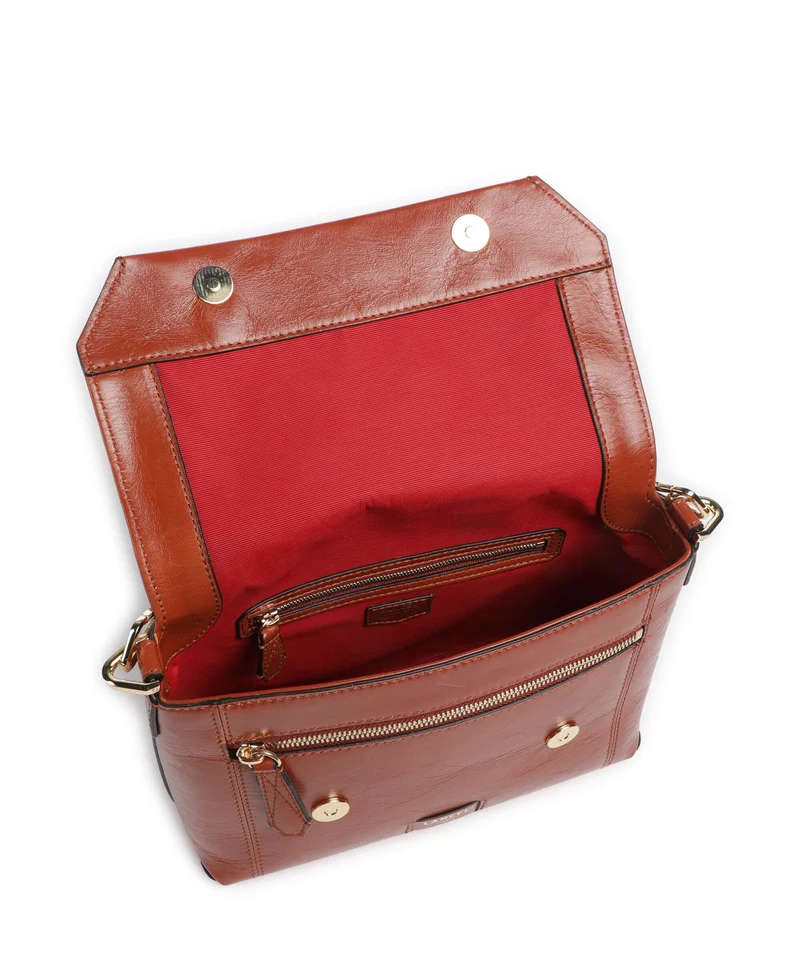 Lancel Ninon M Handtasche brick