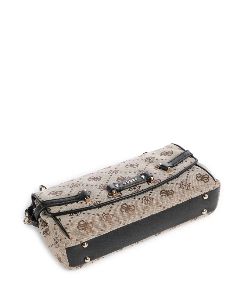 Guess Dorothy Schultertasche latte logo/black