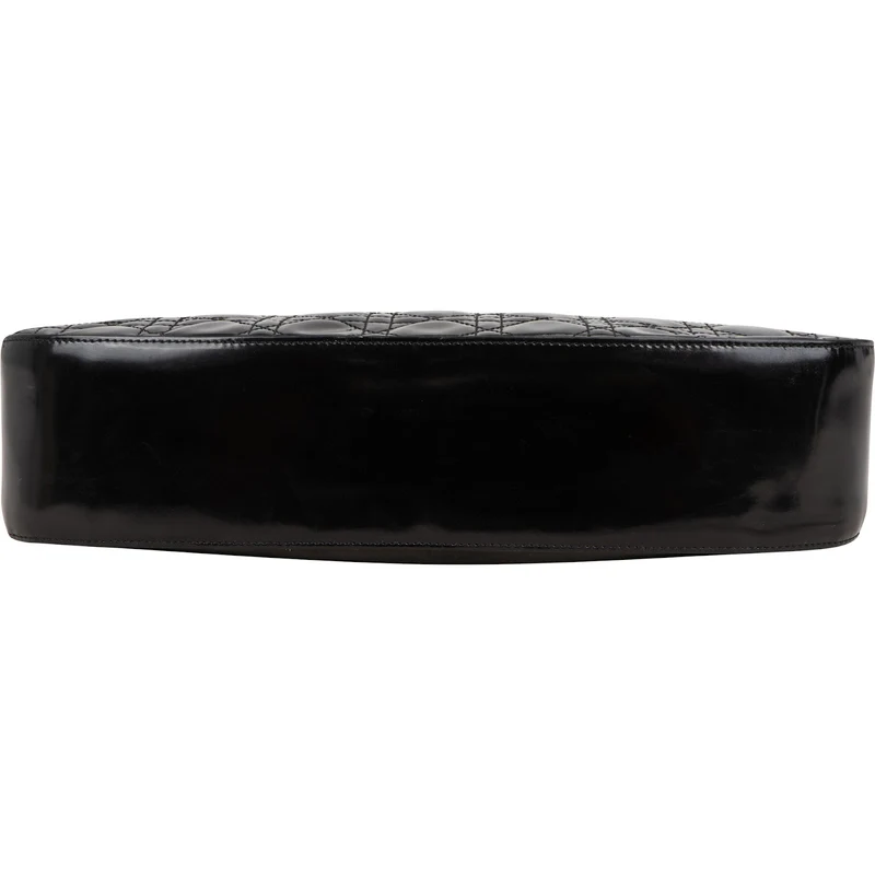 Christian Dior Patent Leather Cannage Shoulder Bag