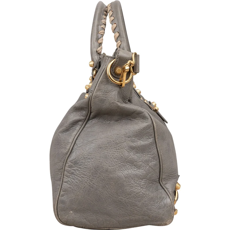 Balenciaga Grey Leather City Jumbo Handbag