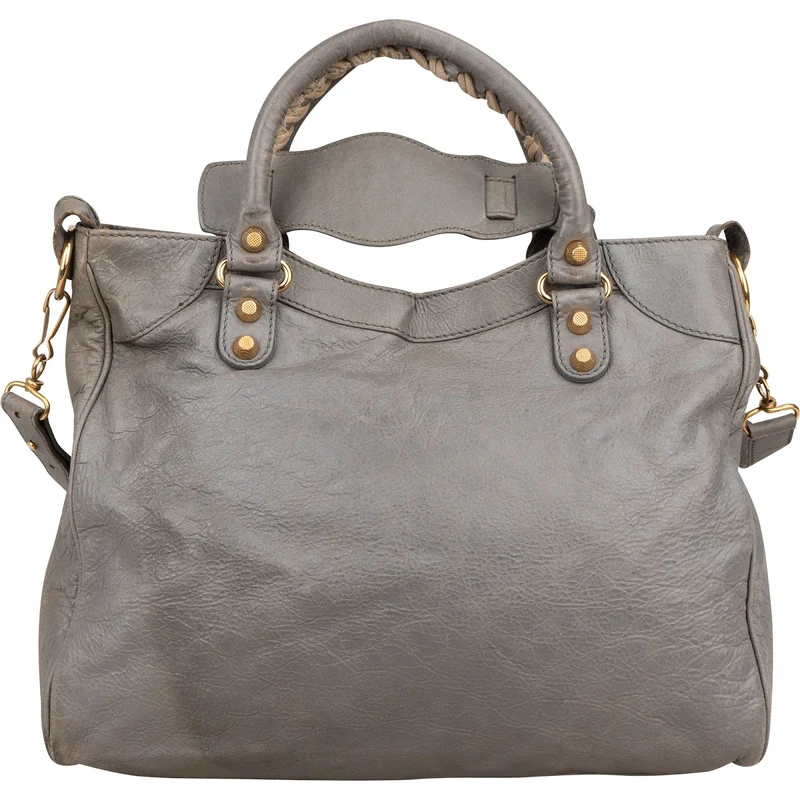Balenciaga Grey Leather City Jumbo Handbag