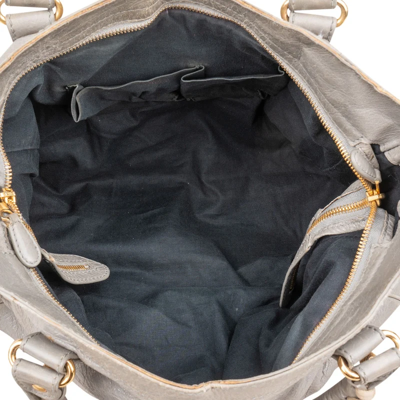 Balenciaga Grey Leather City Jumbo Handbag