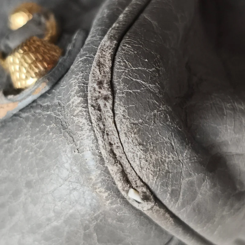 Balenciaga Grey Leather City Jumbo Handbag