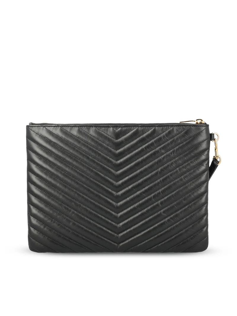 SAINT LAURENT Pouch Per Tablet In Pelle