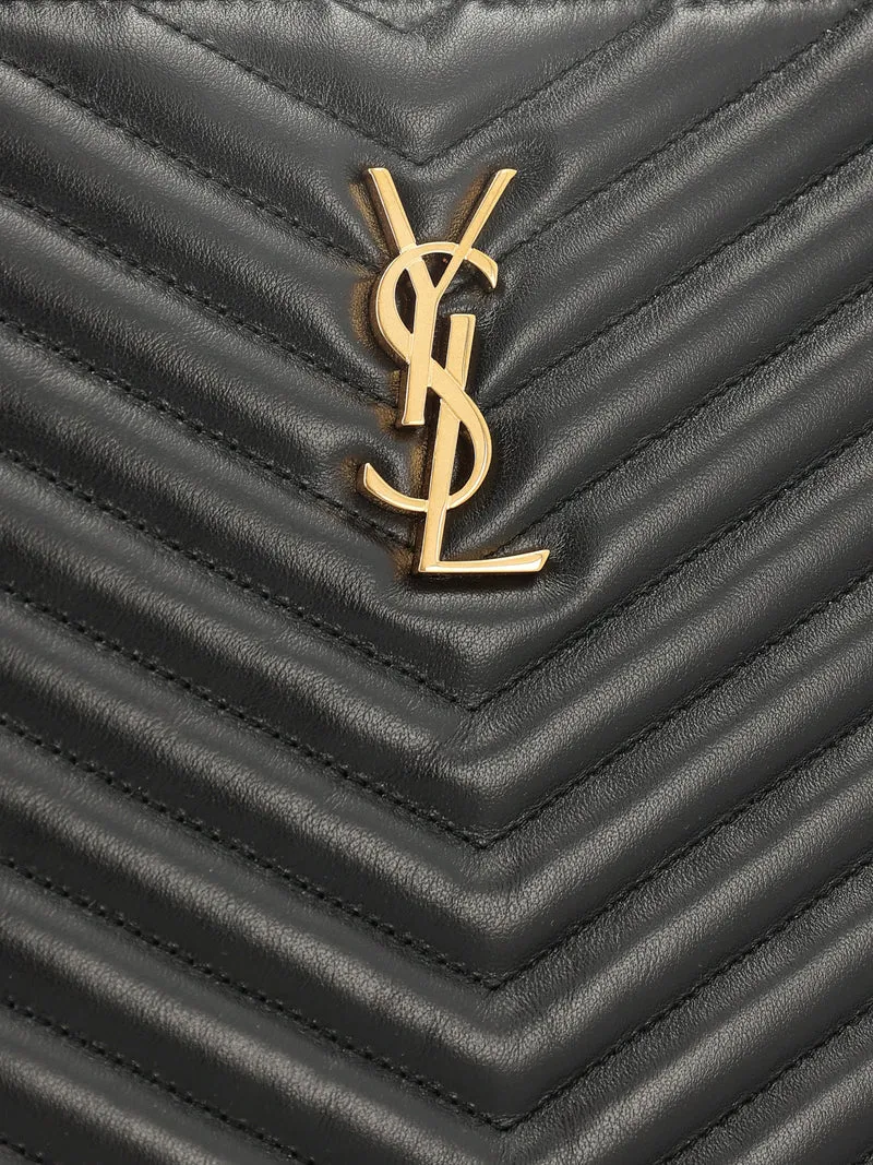 SAINT LAURENT Pouch Per Tablet In Pelle
