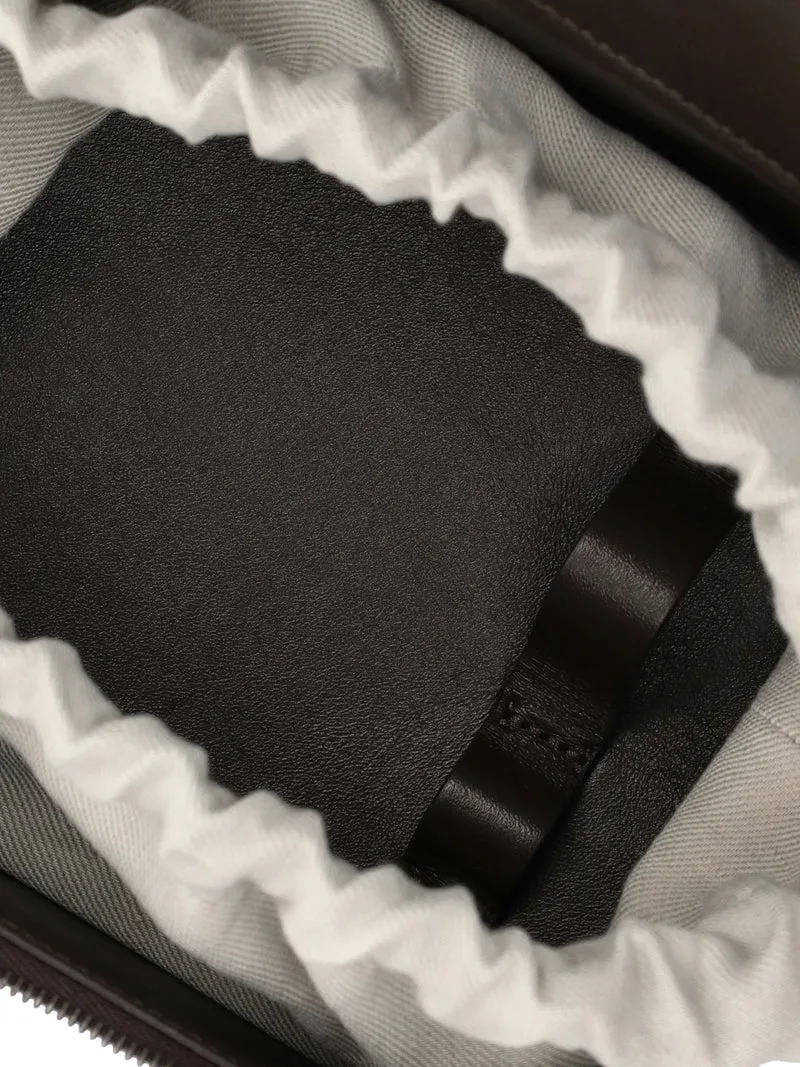 BRUNELLO CUCINELLI Portagioie In Camoscio Con Shiny Zipper Pull