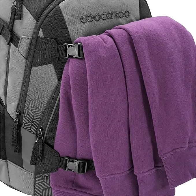 Schulrucksack Mate Black Carbon Schwarz