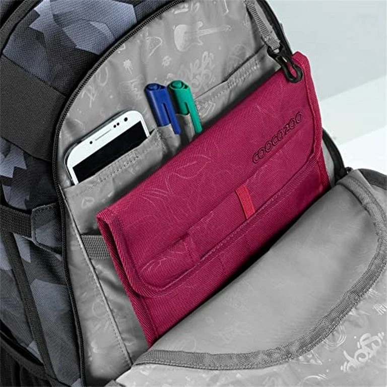 Schulrucksack Mate Grey Rocks Grau