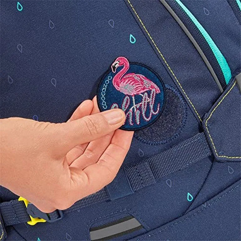 Schulrucksack Mate Happy Raindrops Blau