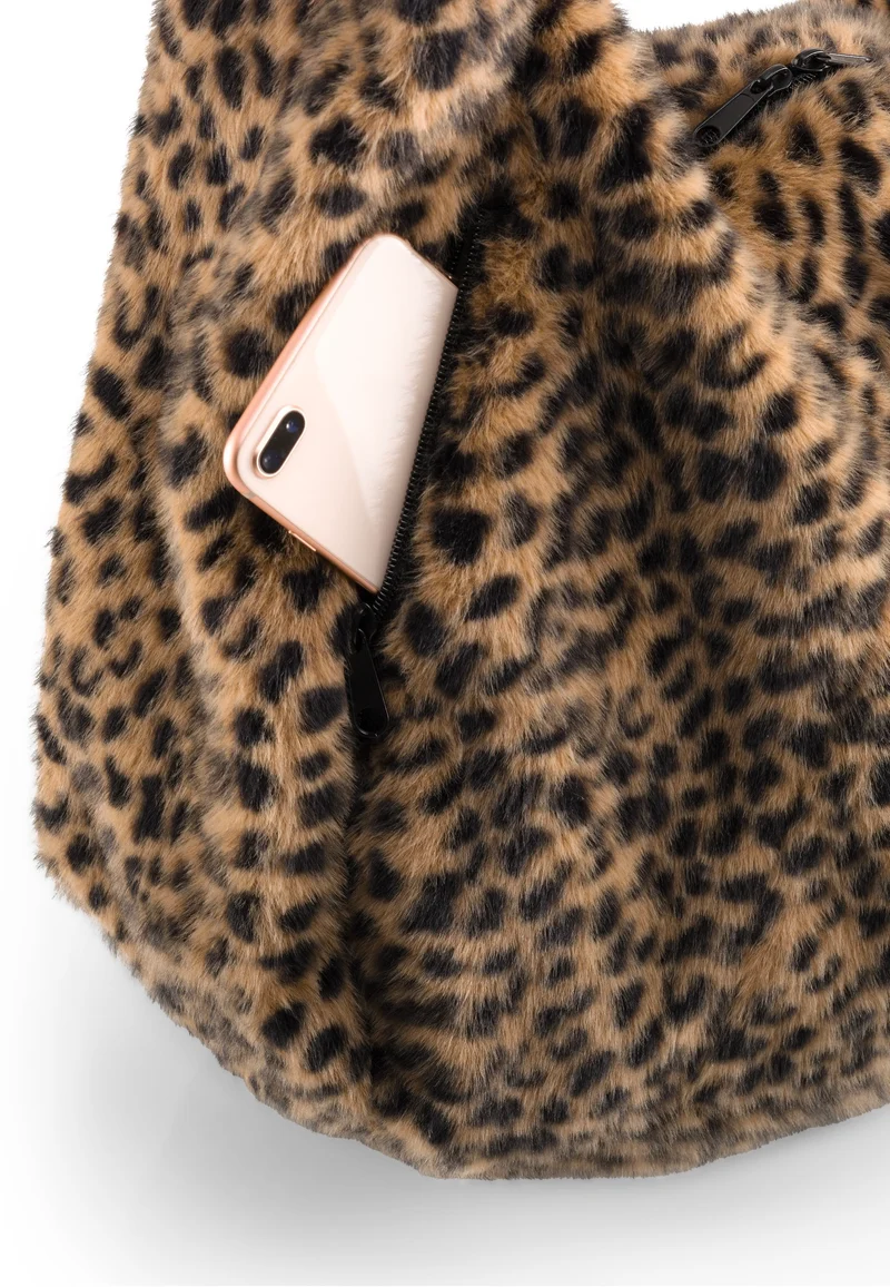 Moonbag Leo Fake Fur - Hobo Bag