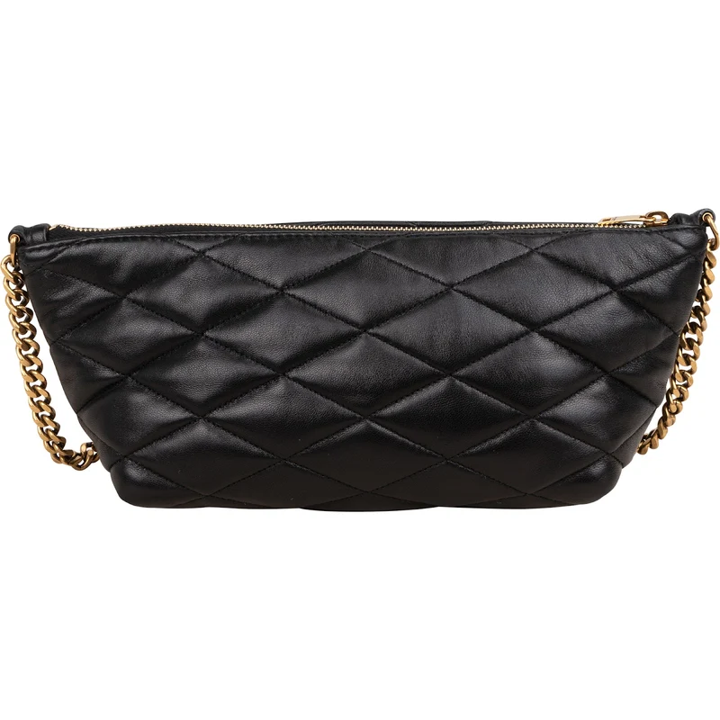 Saint Laurent Quilted Lambskin Sade Pochette Shoulder Bag