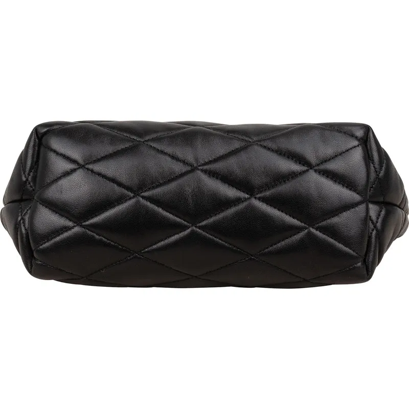 Saint Laurent Quilted Lambskin Sade Pochette Shoulder Bag