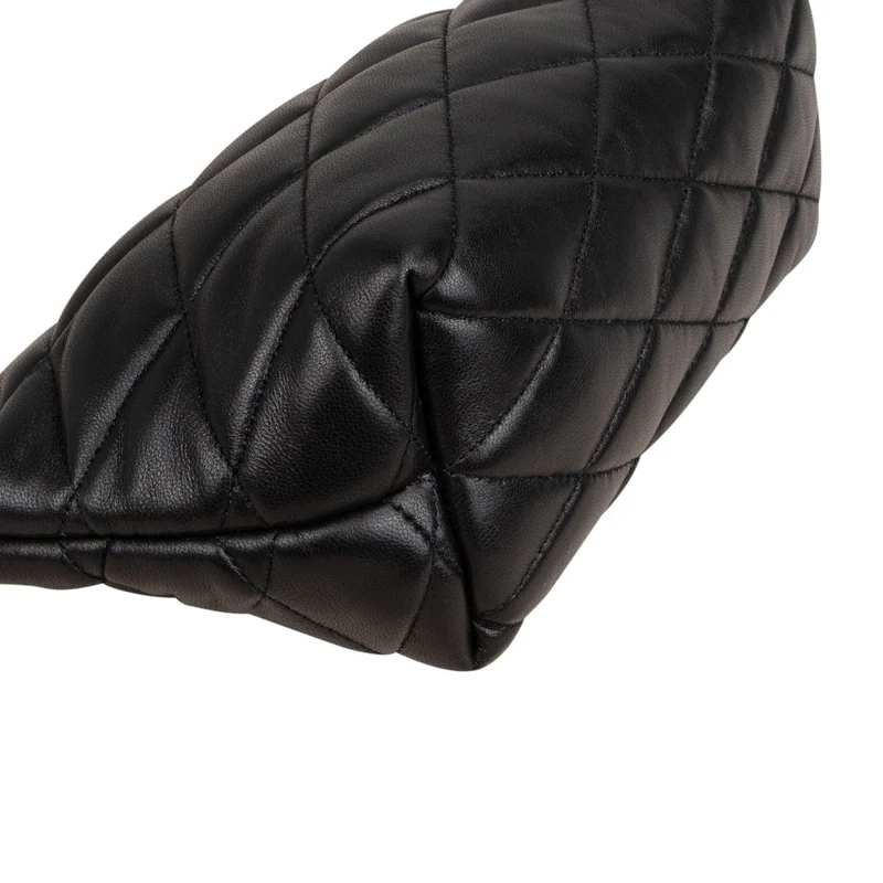 Saint Laurent Quilted Lambskin Sade Pochette Shoulder Bag