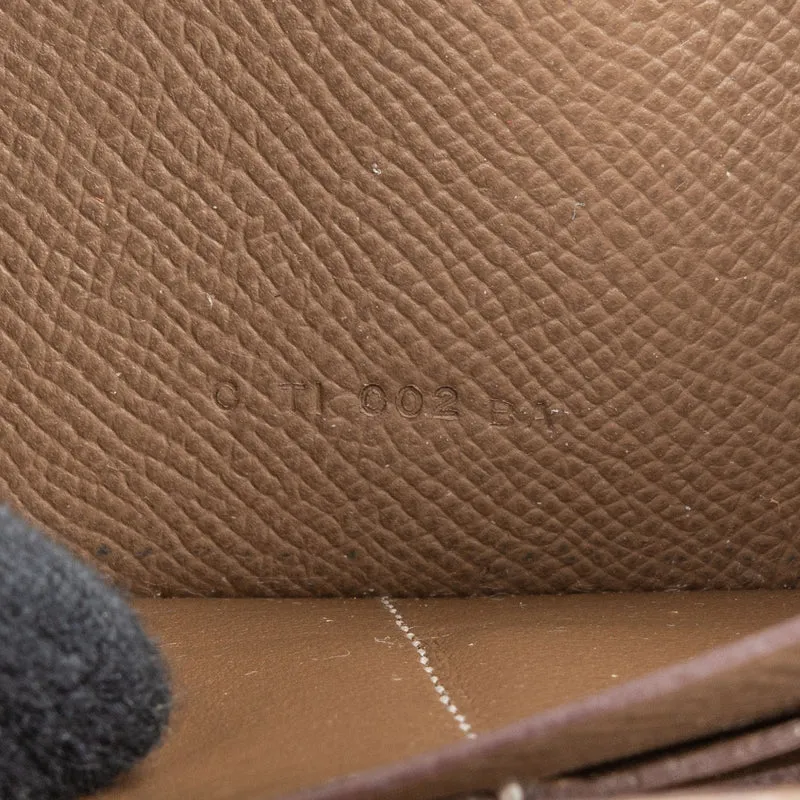 Hermès Epsom Leather Palladium Kelly Wallet