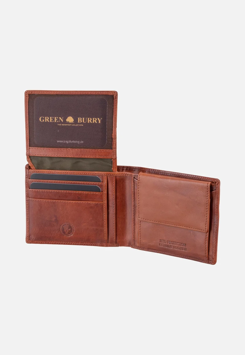 Newport 2114 RFID Caramel - Portemonnaie