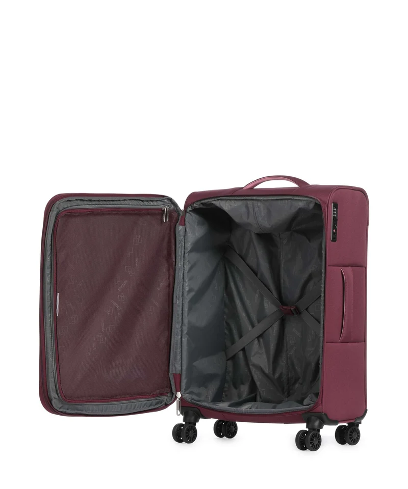 American Tourister Cloudrider M 4-Rollen Trolley iced berry