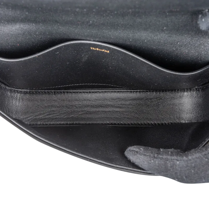 Celine Shiny Calfskin Crystal Claude Triomphe Shoulder Bag