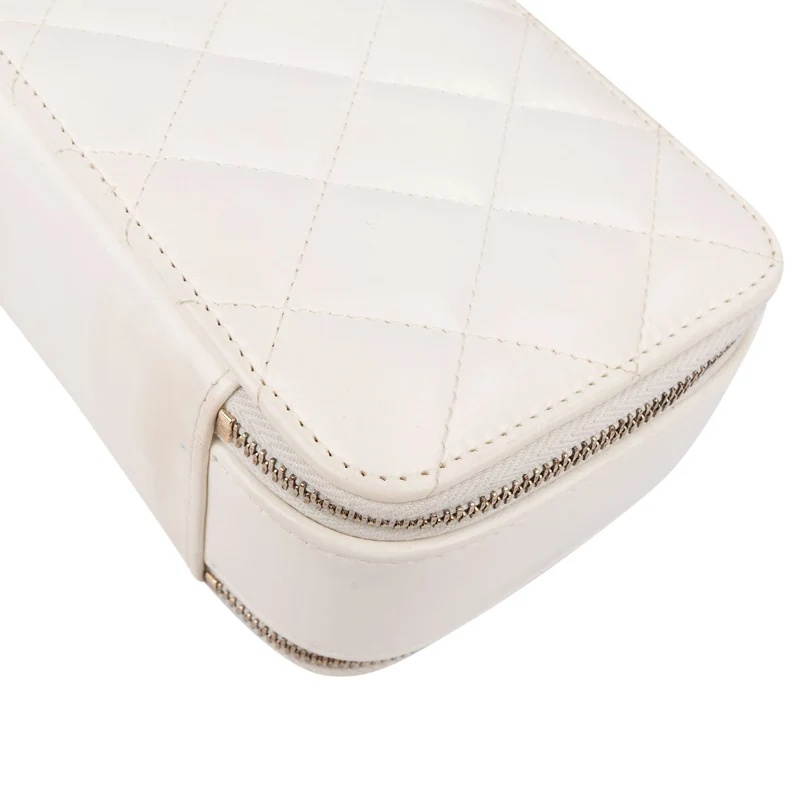 Chanel Quilted Lambskin Vanity Chain Crossbody Handbag