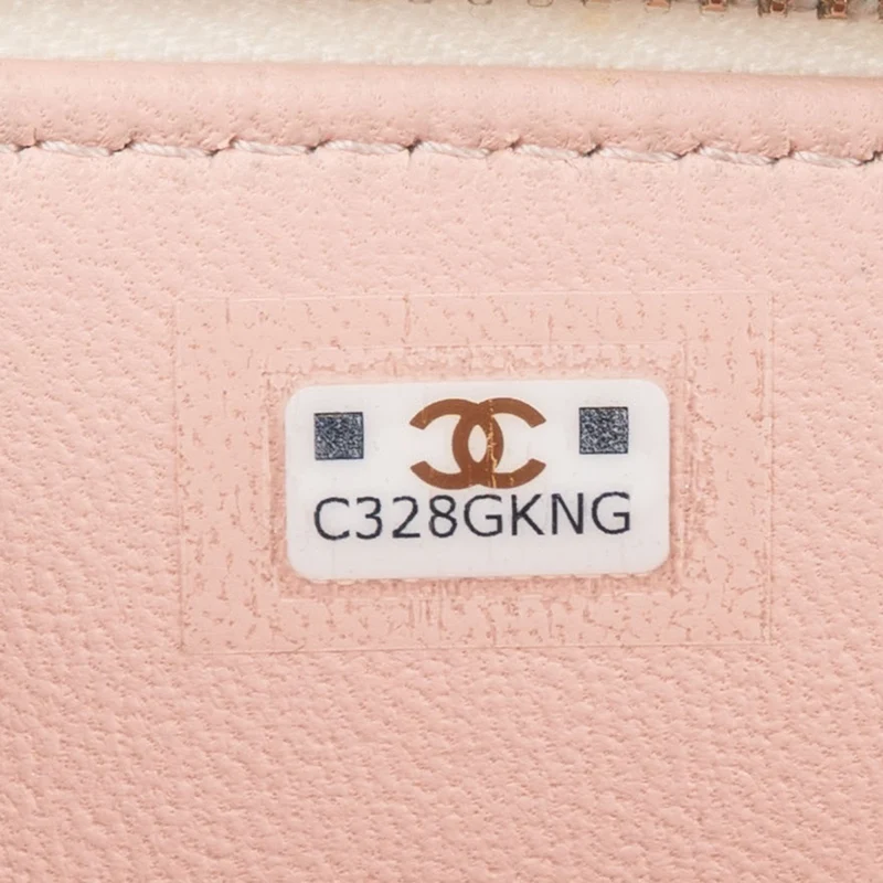 Chanel Quilted Lambskin Vanity Chain Crossbody Handbag